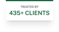 Trusted By 435+ Clients Badge